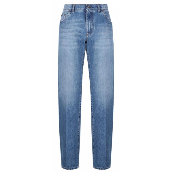 Dolce & Gabbana - Blue Mid Rise Jeans - Dolce & Gabbana Exclusive Luxury Collection