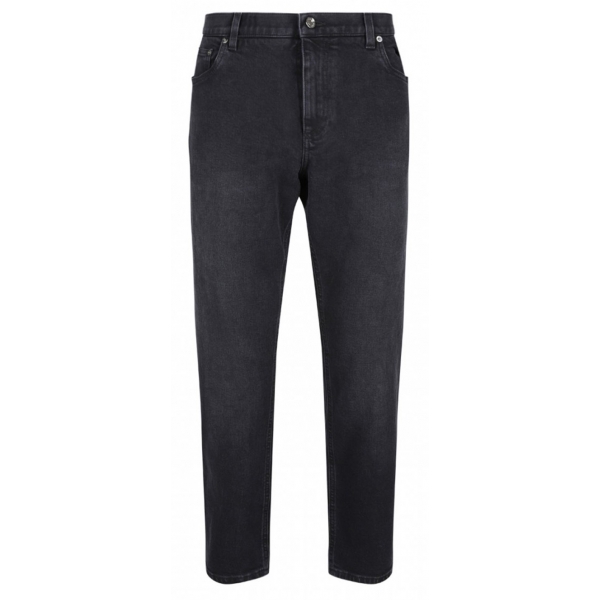 Dolce & Gabbana - Black Tapered Leg Jeans - Dolce & Gabbana Exclusive Luxury Collection