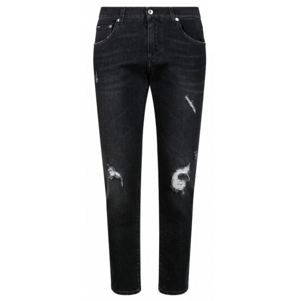 Dolce & Gabbana - Dark Blue Denim Jeans - Dolce & Gabbana Exclusive Luxury Collection