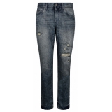 Dolce & Gabbana - Jeans Blu Rovinati - Dolce & Gabbana Exclusive Luxury Collection