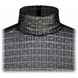 Givenchy - Body in Pizzo Trasparente con Motivo 4G Nero - Givenchy Exclusive Luxury Collection