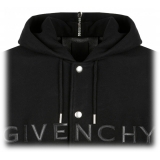 Givenchy - Giacca College con Cappuccio Nera - Givenchy Exclusive Luxury Collection