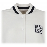 Givenchy - Giubbotto Bomber Bianco Varsity - Givenchy Exclusive Luxury Collection