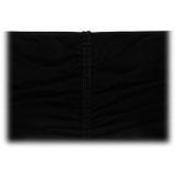 Givenchy - Black Ruched Jersey Top - Givenchy Exclusive Luxury Collection