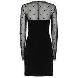 Givenchy - Black 4G Tulle Mini Dress - Givenchy Exclusive Luxury Collection