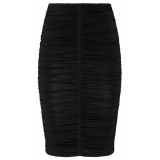 Givenchy - Black Ruched Skirt - Givenchy Exclusive Luxury Collection