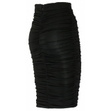 Givenchy - Black Ruched Skirt - Givenchy Exclusive Luxury Collection