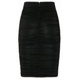 Givenchy - Black Ruched Skirt - Givenchy Exclusive Luxury Collection