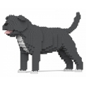 Jekca - Staffordshire Bull Terrier 01-M04 - Big - Lego - Sculpture - Construction - 4D - Brick Animals - Toys