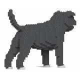 Jekca - Staffordshire Bull Terrier 01-M04 - Big - Lego - Sculpture - Construction - 4D - Brick Animals - Toys