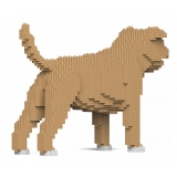 Jekca - Staffordshire Bull Terrier 01-M03 - Big - Lego - Sculpture - Construction - 4D - Brick Animals - Toys