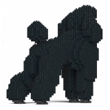 Jekca - Standard Poodle 01-M01 - Big - Lego - Sculpture - Construction - 4D - Brick Animals - Toys