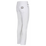 Dolce & Gabbana - White Stretch Jeans - Dolce & Gabbana Exclusive Luxury Collection