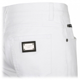 Dolce & Gabbana - White Stretch Jeans - Dolce & Gabbana Exclusive Luxury Collection