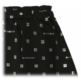 Givenchy - Black Stretch Cotton Logo Print Skirt - Givenchy Exclusive Luxury Collection