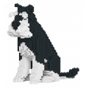 Jekca - Standard Schnauzer 04-M02 - Big - Lego - Sculpture - Construction - 4D - Brick Animals - Toys