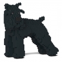 Jekca - Standard Schnauzer 02-M03 - Big - Lego - Sculpture - Construction - 4D - Brick Animals - Toys