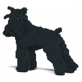 Jekca - Standard Schnauzer 02-M03 - Big - Lego - Sculpture - Construction - 4D - Brick Animals - Toys