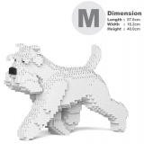 Jekca - Standard Schnauzer 03-S01 - Big - Lego - Scultura - Costruzione - 4D - Animali di Mattoncini - Toys