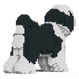 Jekca - Tibetan Terrier 01-M02 - Big - Lego - Sculpture - Construction - 4D - Brick Animals - Toys