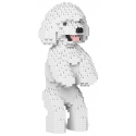 Jekca - Toy Poodle 04-M01 - Big - Lego - Sculpture - Construction - 4D - Brick Animals - Toys