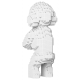 Jekca - Toy Poodle 04-M01 - Big - Lego - Sculpture - Construction - 4D - Brick Animals - Toys