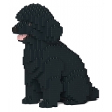 Jekca - Toy Poodle 03-M02 - Big - Lego - Sculpture - Construction - 4D - Brick Animals - Toys