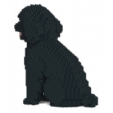 Jekca - Toy Poodle 03-M02 - Big - Lego - Sculpture - Construction - 4D - Brick Animals - Toys