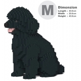 Jekca - Toy Poodle 03-M02 - Big - Lego - Sculpture - Construction - 4D - Brick Animals - Toys