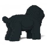 Jekca - Toy Poodle 05-M02 - Big - Lego - Sculpture - Construction - 4D - Brick Animals - Toys