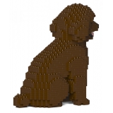 Jekca - Toy Poodle 03-M05 - Big - Lego - Sculpture - Construction - 4D - Brick Animals - Toys