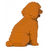 Jekca - Toy Poodle 03-M04 - Big - Lego - Sculpture - Construction - 4D - Brick Animals - Toys