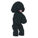 Jekca - Toy Poodle 04-M02 - Big - Lego - Sculpture - Construction - 4D - Brick Animals - Toys