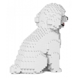 Jekca - Toy Poodle 03-M01 - Big - Lego - Sculpture - Construction - 4D - Brick Animals - Toys