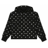 Givenchy - Felpa con Cappuccio in Cotone Nero con Stampa Monogramma - Givenchy Exclusive Luxury Collection