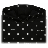 Givenchy - Black Cotton Monogram Print Hoodie - Givenchy Exclusive Luxury Collection