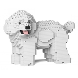 Jekca - Toy Poodle 05-M01 - Big - Lego - Sculpture - Construction - 4D - Brick Animals - Toys