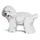 Jekca - Toy Poodle 05-M01 - Big - Lego - Sculpture - Construction - 4D - Brick Animals - Toys