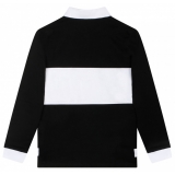 Givenchy - Black and White Cotton Polo Shirt - Givenchy Exclusive Luxury Collection