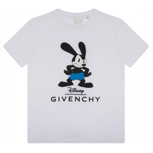 Givenchy - T-Shirt con Stampa Grafica Bianca - Givenchy Exclusive Luxury Collection