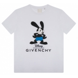 Givenchy - T-Shirt con Stampa Grafica Bianca - Givenchy Exclusive Luxury Collection