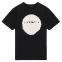 Givenchy - Black and White Cotton Logo Print T-Shirt - Givenchy Exclusive Luxury Collection