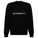 Givenchy - Inlay Logo Black Wool Pullover - Givenchy Exclusive Luxury Collection