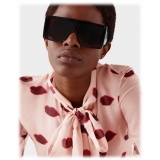 Stella McCartney - Translucent Square Sunglasses - Translucent Black Monochrome - Sunglasses - Stella McCartney