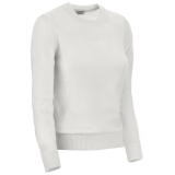 Avvenice - Theria - Maglione Girocollo Donna in Cashmere Loro Piana - Bianco - Maglieria - Luxury Exclusive Collection