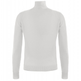 Avvenice - Theria - Woman Loro Piana Cashmere Turtleneck Neck Sweater - White - Knitwear - Luxury Exclusive Collection