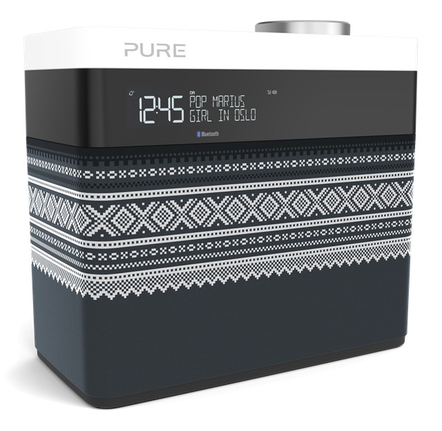 Pure - Siesta Rise Marius - Grigio - Radio Sveglia da Comodino DAB + / FM  con Bluetooth - Radio Digitale di Alta Qualità - Avvenice