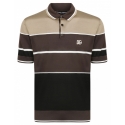 Dolce & Gabbana - Striped Polo Shirt - Dolce & Gabbana Exclusive Luxury Collection