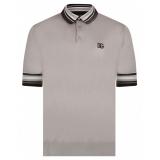 Dolce & Gabbana - Light Grey Polo Shirt - Dolce & Gabbana Exclusive Luxury Collection