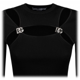 Dolce & Gabbana - Black DG Details Sweater - Dolce & Gabbana Exclusive Luxury Collection